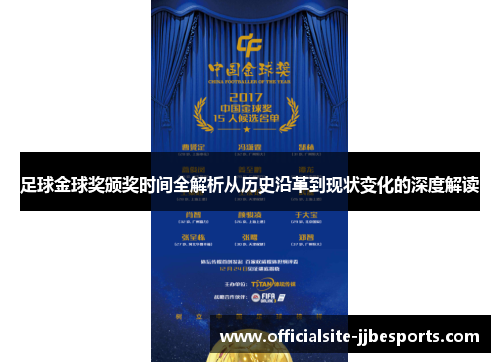 足球金球奖颁奖时间全解析从历史沿革到现状变化的深度解读