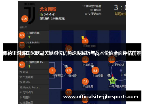 佩德里对阵国米欧冠关键对位优势深度解析与战术价值全面评估前景